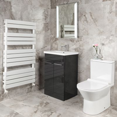 Leo Bianco Royal Marble-Effect Matt Porcelain Tile 120x60cm - Alternative Image