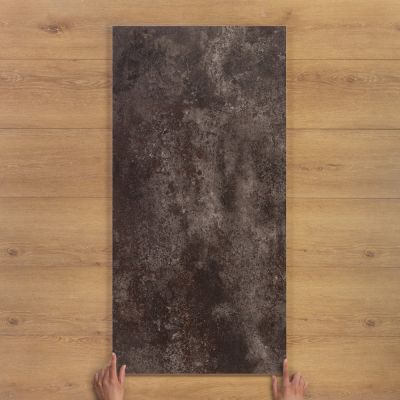 Milkyway Anthracite Grange Travertine-Effect Matt Tile 120x60cm