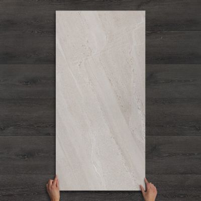 Outdoor Berlin Taupe Limestone-Effect Matt Porcelain Tile 120x60cm