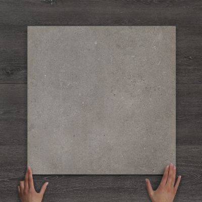 Outdoor Ocean Grey Concrete-Effect Matt Porcelain Tile 60x60cm