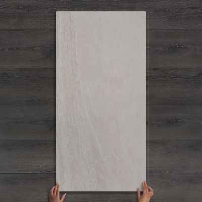 Outdoor Washa Crema Light Limestone-Effect Matt Porcelain Tile 120x60cm