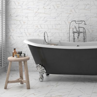 Athenas Gold Ceramic Wall Tile 22.5x7.5cm - Alternative Image