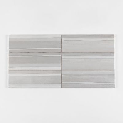 Metro Iceberg Grey Gloss Ceramic Wall Tile 22.5x7.5cm - Alternative Image