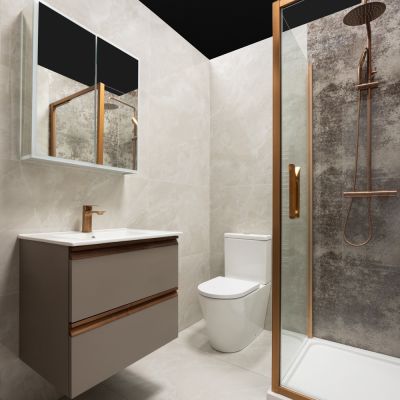 Superb Onyx-Effect Gloss Porcelain Tile 120x60cm - Alternative Image