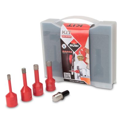 Rubi Superpro Drygres Diamond Tile Drill Bit Mini Kit