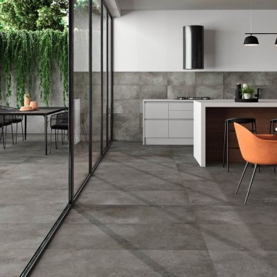 Amstel Antracita Matt Porcelain Tile 60x30cm - Alternative Image