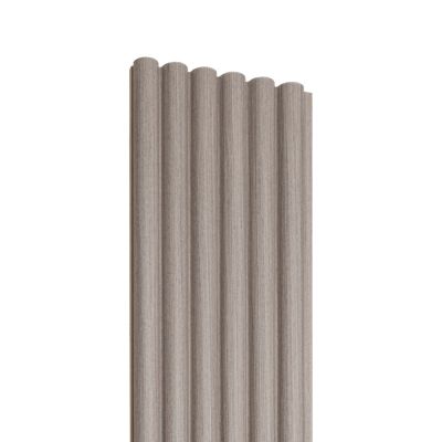 18mm Woodlux Bamboo-Effect Wall Panel Grey 275x15cm