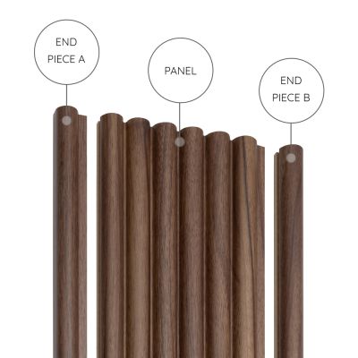 18mm Woodlux Bamboo-Effect Walnut End Piece B 275x2cm - Alternative Image