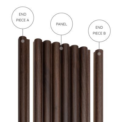 18mm Woodlux Bamboo-Effect Wenge End Piece B 275x2cm - Alternative Image