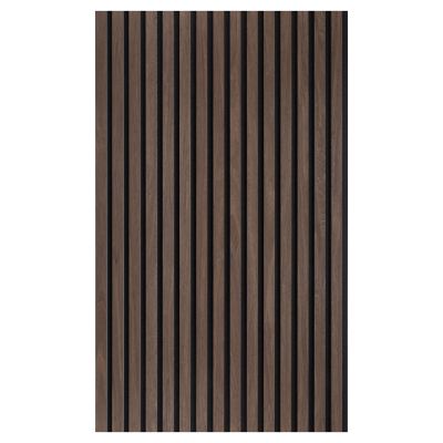 21mm Acoustic Black Felt Wall Panel Wenge 240x60cm