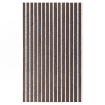 21mm Acoustic Silver Felt Wall Panel Wenge 240x60cm