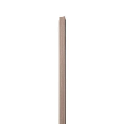 24mm Slat Wall Panel Walnut Finish Piece B 290x2.8cm
