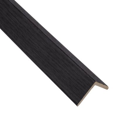 25mm Slat Wall Panel Edge Antracite 300x2.5cm