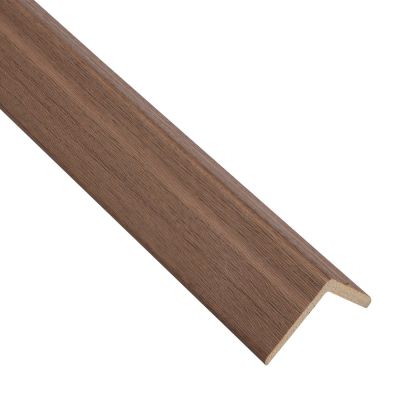 25mm Slat Wall Panel Edge Walnut 300x2.5cm